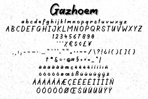 Gazhoem | Playful Comic Brush Font Font Katario Studio 