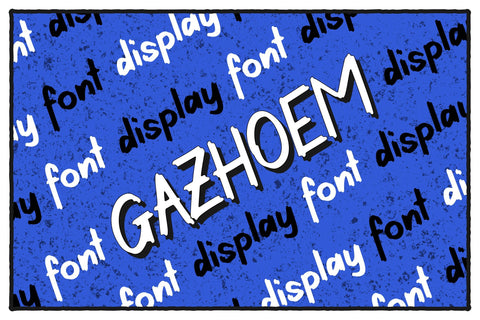 Gazhoem | Playful Comic Brush Font Font Katario Studio 