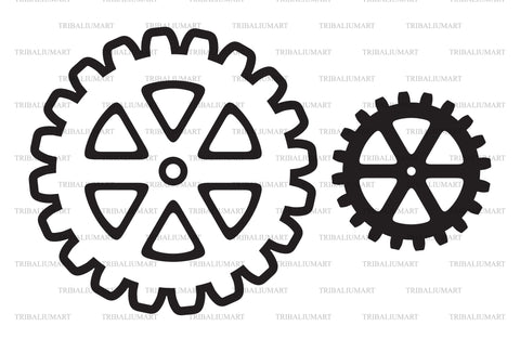 Gears (machine cog) SVG TribaliumArtSF 