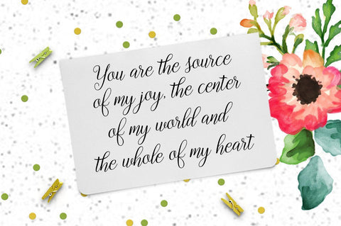 Gebrina Script Font Megatype 