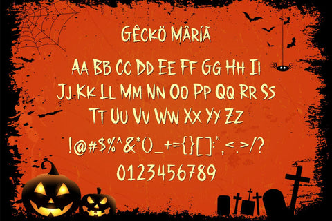 Gecko Moria Font Allouse.Studio 