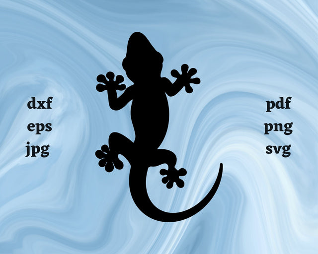 Gecko SVG Cut File SVG Northern Light SVG 