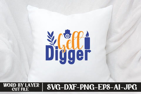 Gelt Digger SVG CUT FILE SVG MStudio 