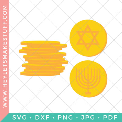 Gelt Icon SVG Hey Let's Make Stuff 