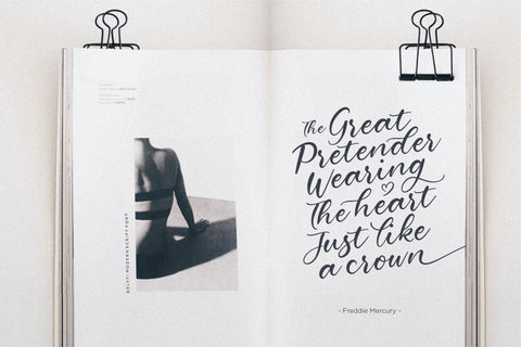 Gelyti is a Beautiful Handwritten Font Font Balpirick 