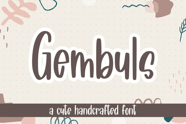 Gembuls Font Abo Daniel Studio 