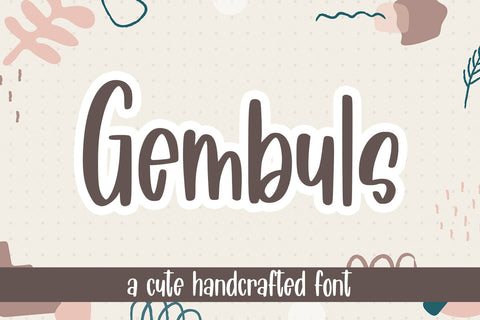 Gembuls Font Abo Daniel Studio 