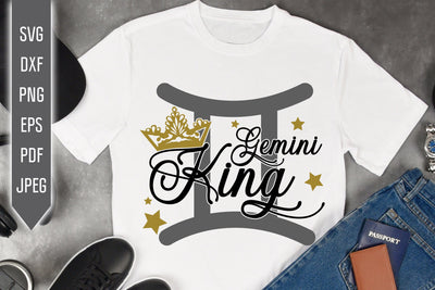 Gemini King Svg. Zodiac Sign Svg. Horoscope Svg. Gemini Sign Svg. Gemini Shirt. June Svg. Gemini Birthday Svg. Cricut Silhouette dxf png eps SVG Mint And Beer Creations 