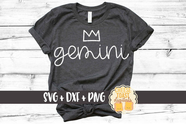 Gemini - May June Birthday - Zodiac SVG PNG DXF Cut Files SVG Cheese Toast Digitals 