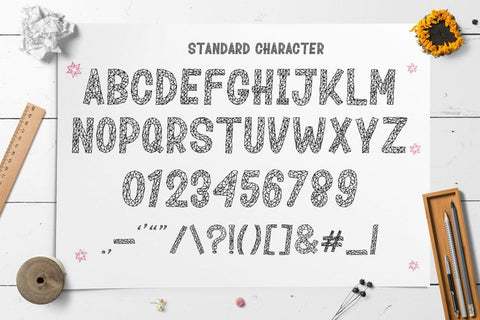 Gemora Scribble - Fun Display Font Font Kotak Kuning Studio 