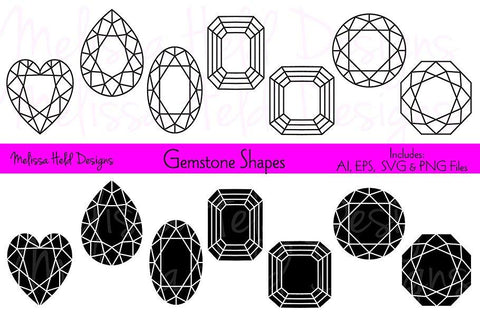 Gemstone Graphics SVG Melissa Held Designs 