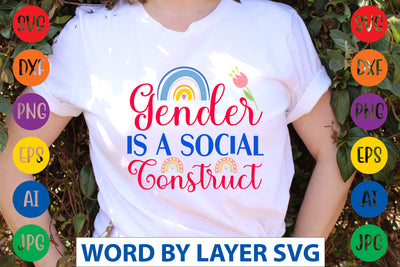 Gender Is A Social Construct SVG CUT FILE SVG Rafiqul20606 