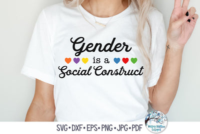 Gender Is A Social Construct SVG SVG Wispy Willow Designs 