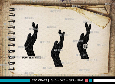 Generation Hands Monogram, Generation Hands Silhouette, Generation Hands SVG, Hands Svg, Power Fist Svg, SB00364 SVG ETC Craft 