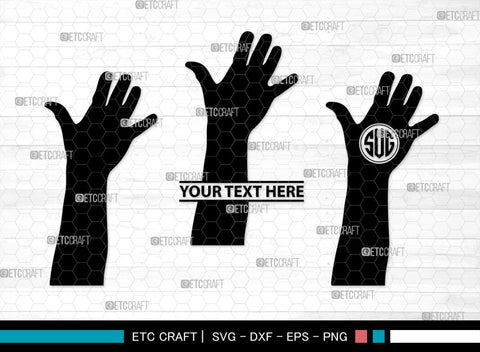 Generation Hands Monogram, Generation Hands Silhouette, Generation Hands SVG, Hands Svg, Power Fist Svg, SB00364 SVG ETC Craft 