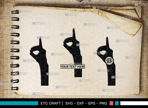 Generation Hands Monogram, Generation Hands Silhouette, Generation Hands SVG, Hands Svg, Power Fist Svg, SB00364 SVG ETC Craft 
