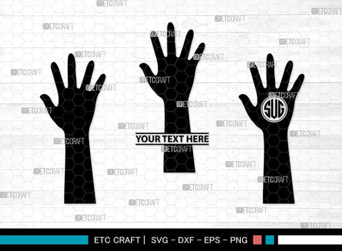 Generation Hands Monogram, Generation Hands Silhouette, Generation Hands SVG, Hands Svg, Power Fist Svg, SB00364 SVG ETC Craft 