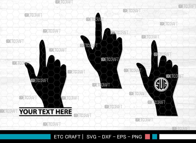 Generation Hands Monogram, Generation Hands Silhouette, Generation Hands SVG, Hands Svg, Power Fist Svg, SB00364 SVG ETC Craft 