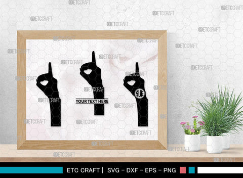 Generation Hands Monogram, Generation Hands Silhouette, Generation Hands SVG, Hands Svg, Power Fist Svg, SB00364 SVG ETC Craft 