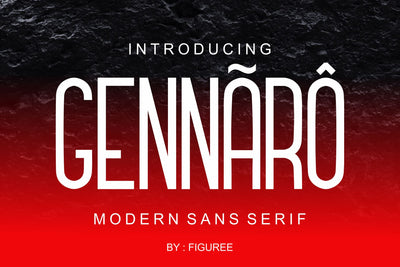 Gennaro Font Mozzatype 