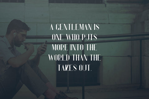Gentleman font + 10 Logos Font VPcreativeshop 
