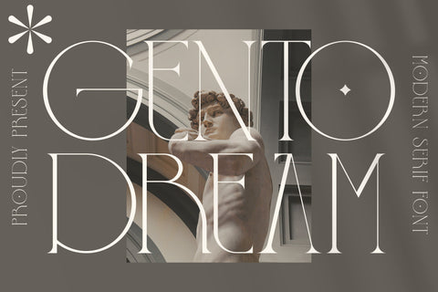 GENTO DREAM Typeface Font Storytype Studio 