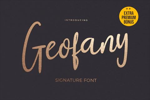 Geofany Font twinletter 
