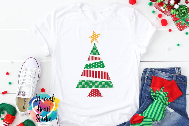 Geometric Christmas Tree SVG Special Heart Studio 