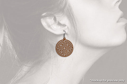 Geometric Earrings - Laser Cut SVG Files SVG Slim Studio 