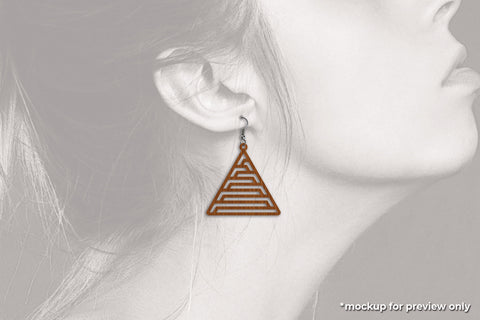 Geometric Earrings - Laser Cut SVG Files SVG Slim Studio 