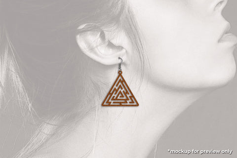 Geometric Earrings - Laser Cut SVG Files SVG Slim Studio 