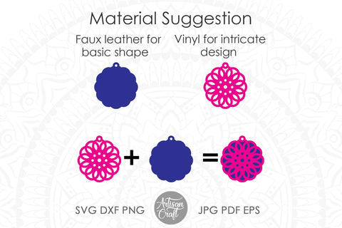 Geometric earrings, SVG SVG Artisan Craft SVG 