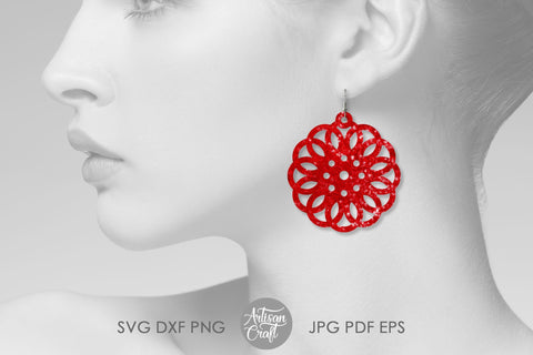 Geometric earrings, SVG SVG Artisan Craft SVG 