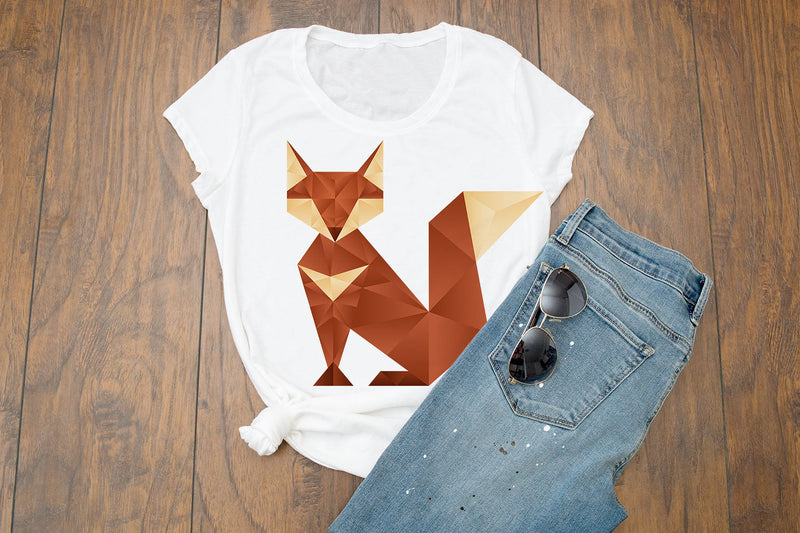 Geometric Fractal Fox Printable Sublimation PNG File Sublimation Designed by Geeks 