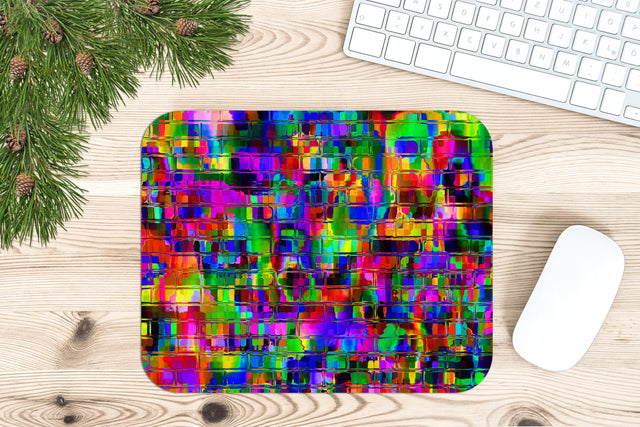 Geometric Holographic Mouse Pad PNG Abstract Sublimation Sublimation oyonnidesign 