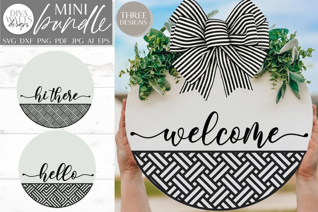 Geometric Modern Farmhouse Mini SVG Bundle SVG Diva Watts Designs 
