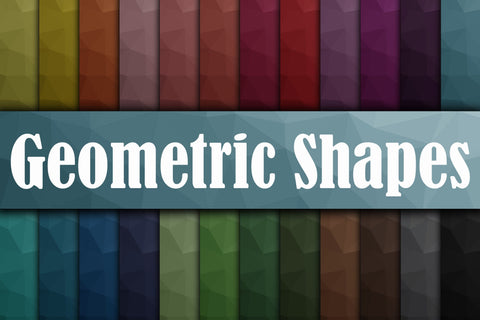 Geometric Shapes Digital Paper Sublimation Old Market 