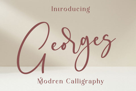 Georges Font letterbeary 