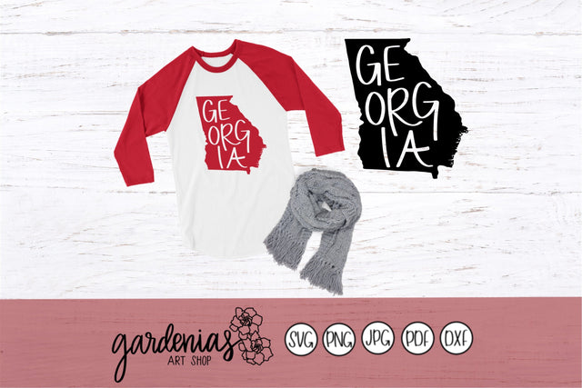 Georgia Decal SVG Gardenias Art Shop 