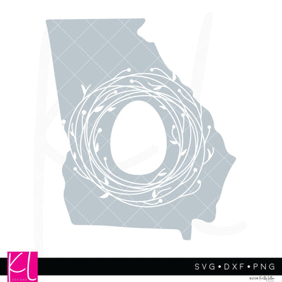 Georgia Easter Monogram SVG Kelly Lollar Designs 