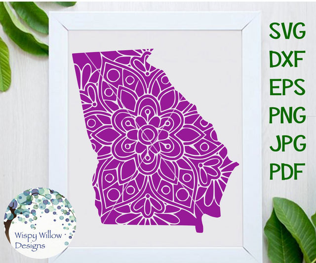 Georgia Mandala SVG Wispy Willow Designs 