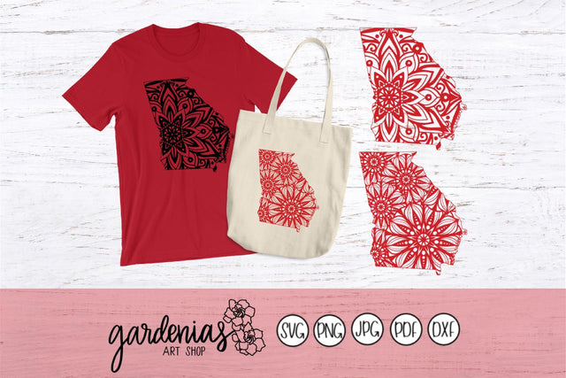 Georgia Mandalas SVG Gardenias Art Shop 