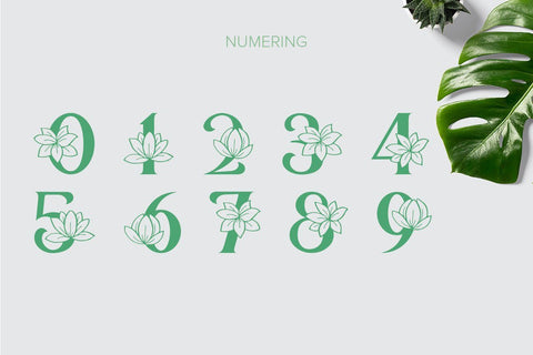 Georgia Monogram SVG yumnatype 