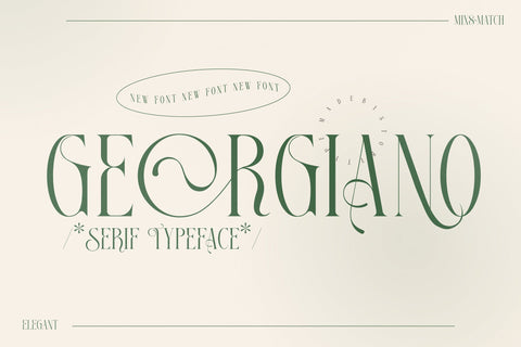 GEORGIANO Typeface Font Storytype Studio 