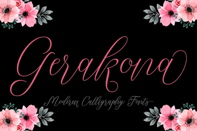 Gerakona Font WsStudio 