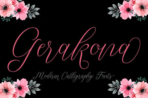 Gerakona Font WsStudio 