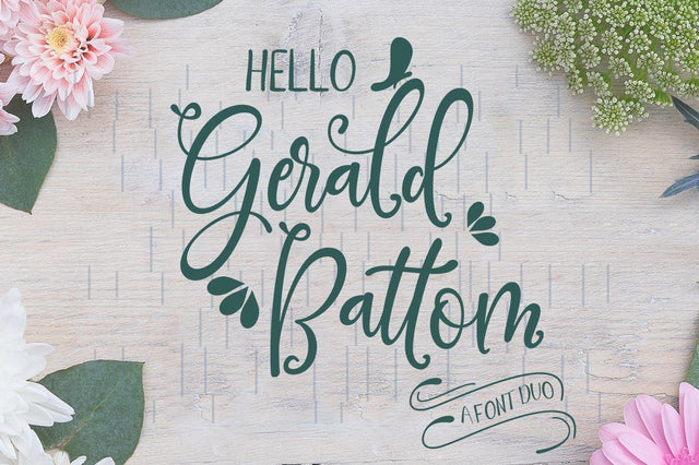 Gerald Battom-FONT DUO Font Rotterlab studio 