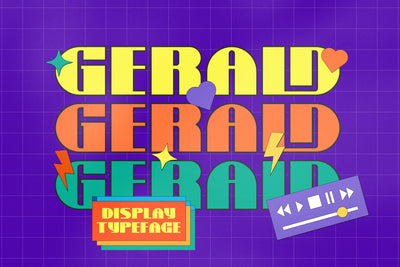 Gerald Typeface Font Storytype Studio 