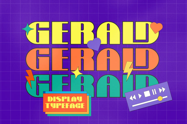 Gerald Typeface Font Storytype Studio 