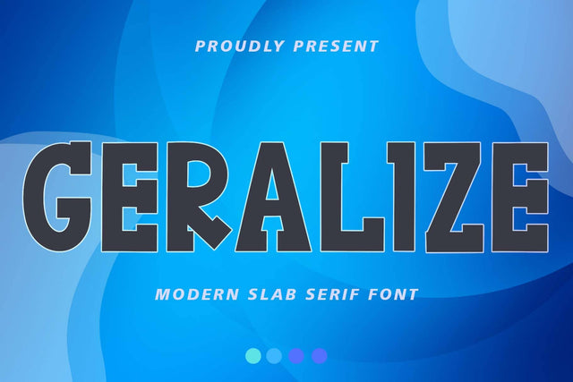 Geralize Font Prasetya Letter 